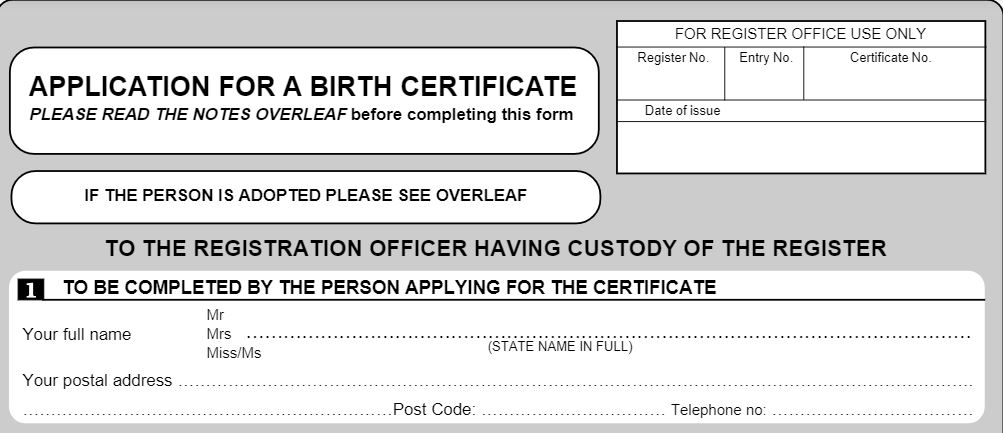 BIRTH CERTIFICATE APPLICATION FORM PDF TAMILNADU visual data 7