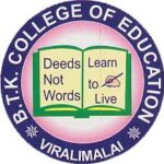 B.T.K. College of Education is located in Pudukkottai in the State of Tamil Nadu. It provides quality education. The location, contact details