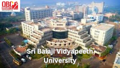 Sri Balaji Vidyapeeth University (SBVU) is located in Pillaiyarkuppam in the State of Pondicherry. It provides quality education. The location, contact details 