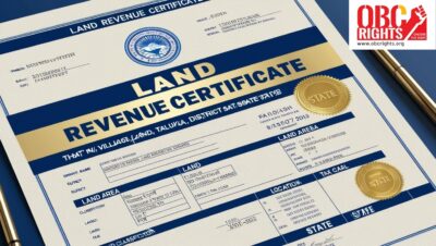 A Land Revenue Certificate is an official document issued by the revenue department of a State authority in India. It serves as proof of land ownership