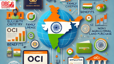 Overseas Citizenship of India (OCI) is a status offered by the Government of India to foreign nationals of Indian origin, allowing them various privileges