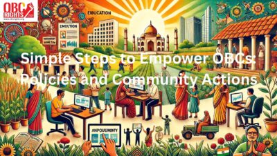 Focusing on Other Backward Classes (OBCs) is important for making the society fair and equal. Even though some steps have been taken, many OBCs still face