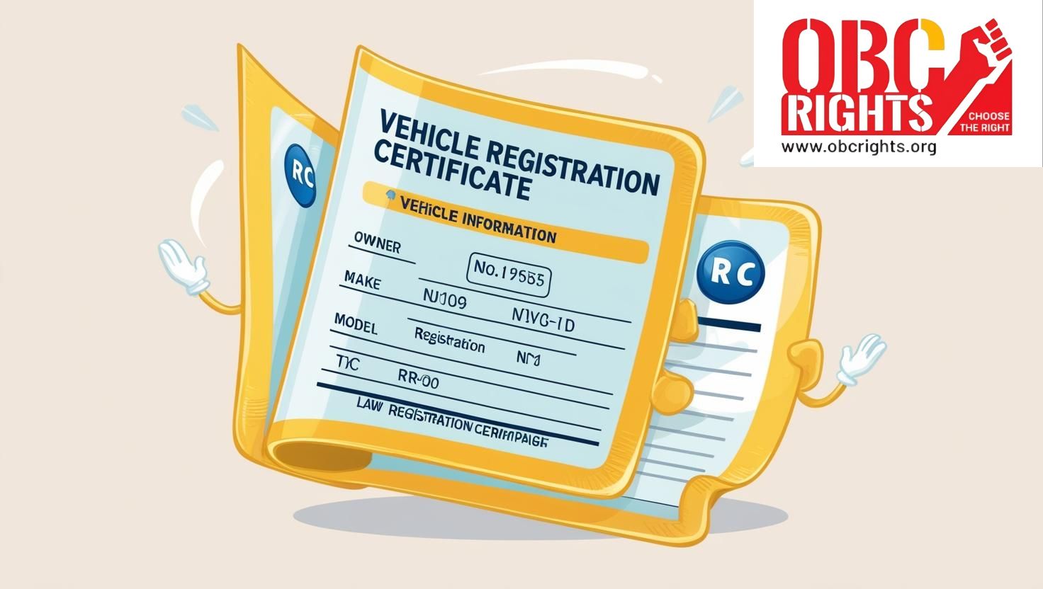 RC - VEHICLE REGISTRATION CERTIFICATE - obcrights.org