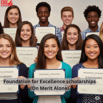 Foundation for Excellence scholarships (On Merit Alone)