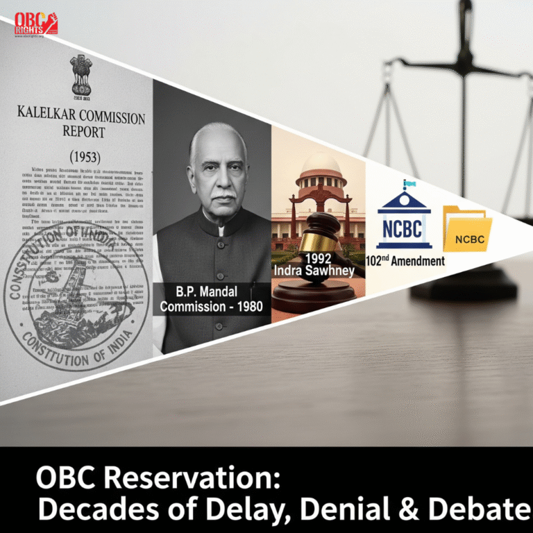 OBC Reservation in India: Timeline of Struggles & Wins