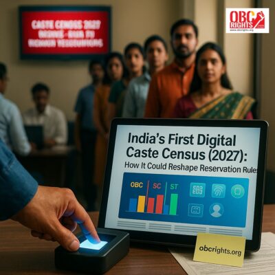 India’s First Digital Caste Census (2027): How It Could Reshape Reservation Rules