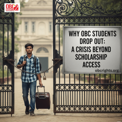 Why OBC Students Drop Out: A Crisis Beyond Scholarship Access