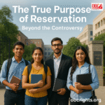 The true purpose of reservation