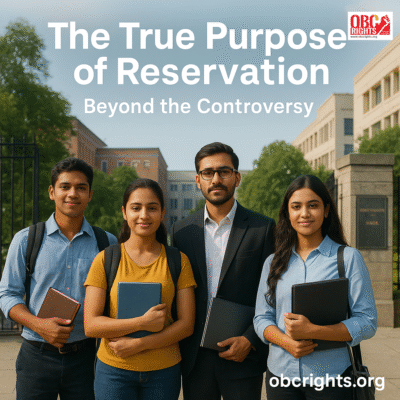 The true purpose of reservation