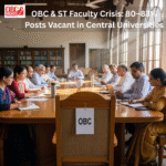 OBC & ST Faculty Crisis: 80–83% Posts Vacant in Central Universities