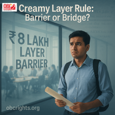 Creamy Layer Concept in OBC Reservation: Rules, Changes & Controversies