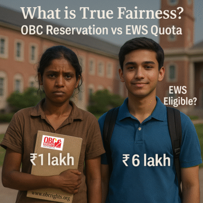 OBC Reservation vs EWS Quota: Competing or Complementary?