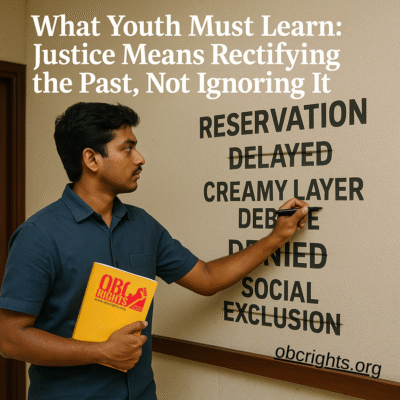 What Youth Must Learn: Justice Means rectifying/correcting the Past, Not Ignoring It