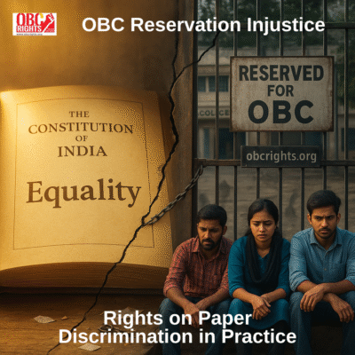 OBC Reservation Injustice: Rights on Paper, Discrimination in Practice