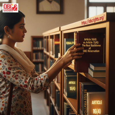 Article 16(4) vs Article 15(4): The Real Backbone of OBC Reservation