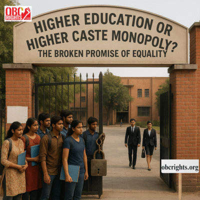 Higher Education or Higher Caste Monopoly? The Broken Promise of Equality