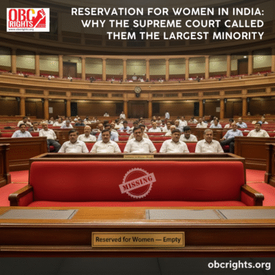 Reservation for Women in India: Why the Supreme Court Called Them the Largest Minority