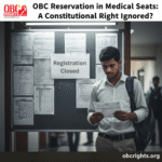 OBC Reservation in medical seats