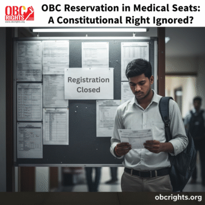 OBC Reservation in medical seats