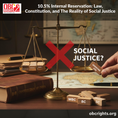 10.5% Internal Reservation: Law, Constitution, and the Reality of Social Justice