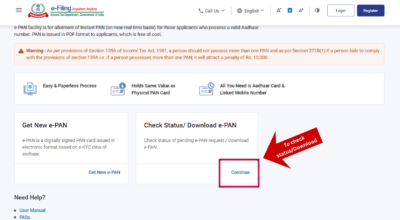 apply for instant e-pan card online 