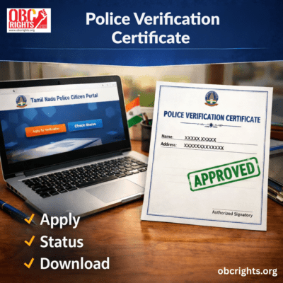 Police Verification Certificate in Tamil Nadu, 2026 - Apply Online, Status Check, Download