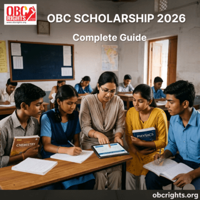 OBC Scholarship 2026: Complete Guide for Students in India(Eligibility, Benefits, Apply Guide)