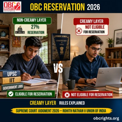 Other Backward Classes: Creamy & Non-Creamy Layer Rules 2026