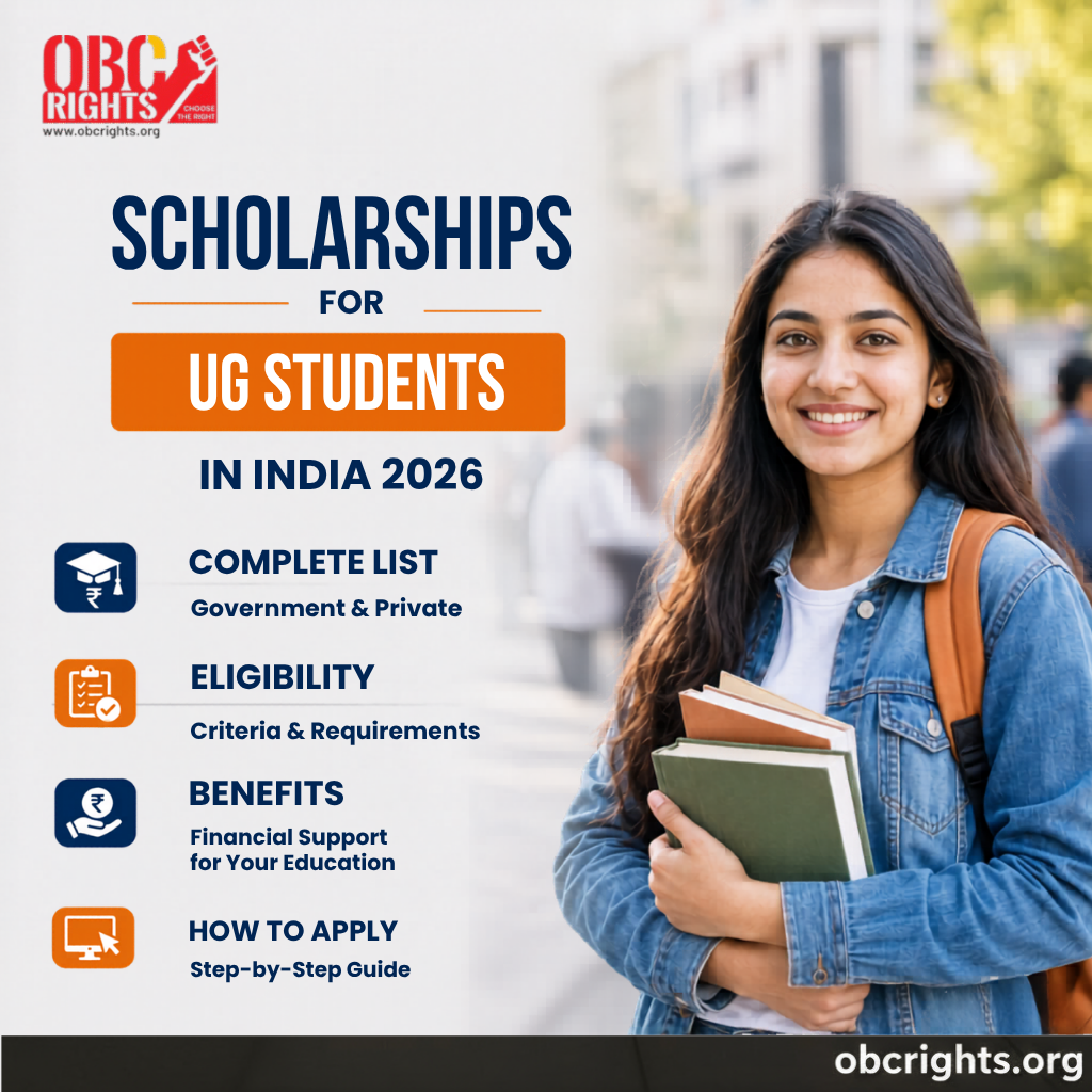 Scholarships for UG Students in India 2026 | Full List