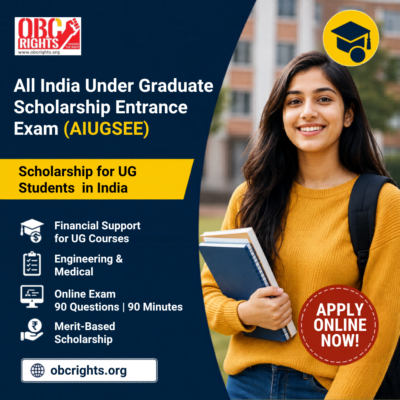 Scholarship for UG Students: All India Under Graduate Scholarship Entrance Exam (AIUGSEE) 2026