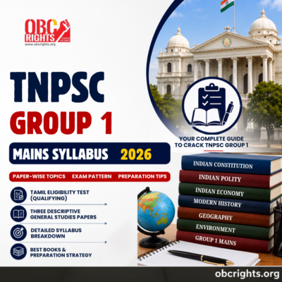TNPSC Group 1 Mains Syllabus 2026: Paper-wise Topics, Exam Pattern