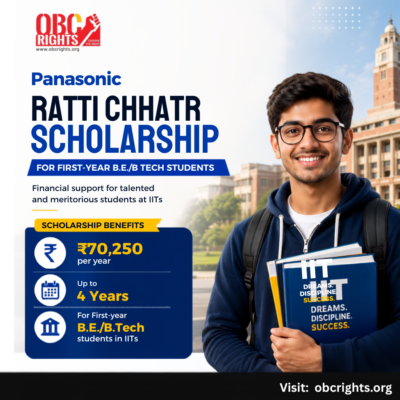 Panasonic Ratti Chhatr Scholarship for First-year B.E./B.Tech Students