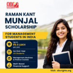 Raman Kant Munjal Scholarship for Management studies