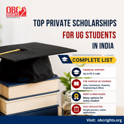 private scholarship for ug students