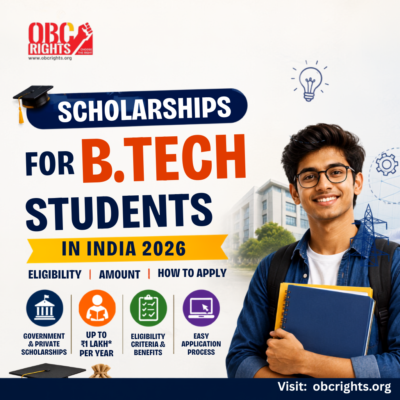 Scholarships for B.Tech Students in India