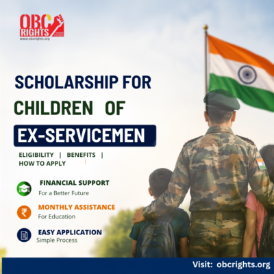 scholarship for children of ex service men