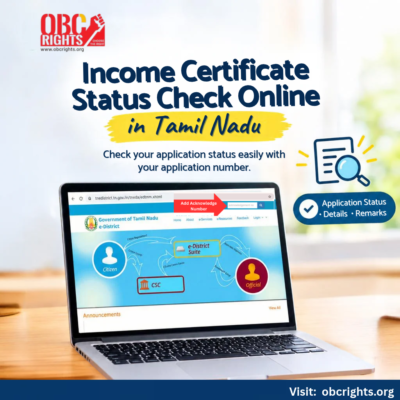Income Certificate Status Check Online in Tamil Nadu