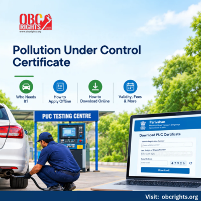 pollution under control certificate