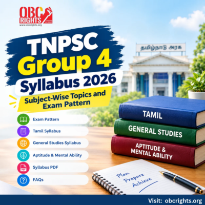 TNPSC Group 4 Syllabus 2026